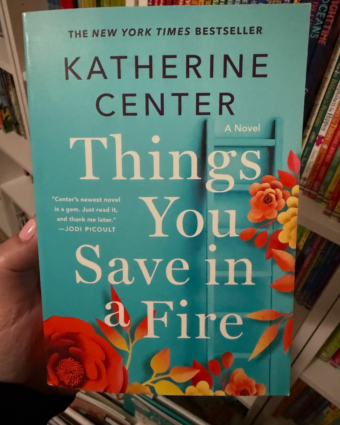 I’ve read almost all of Katherine Center’s books but hadn’t gotten to Things You Save in a Fire. This was a quick read - great story, but I went with four stars because I would have liked to see more of the romance develop. I wanted to hear more of their story as they fell in love. 

But, that Katherine Center sure knows how to write! She’s become one of my favorite authors, and I look forward to meeting her next month and getting her newest book. 🤗

9 of 30 ✅